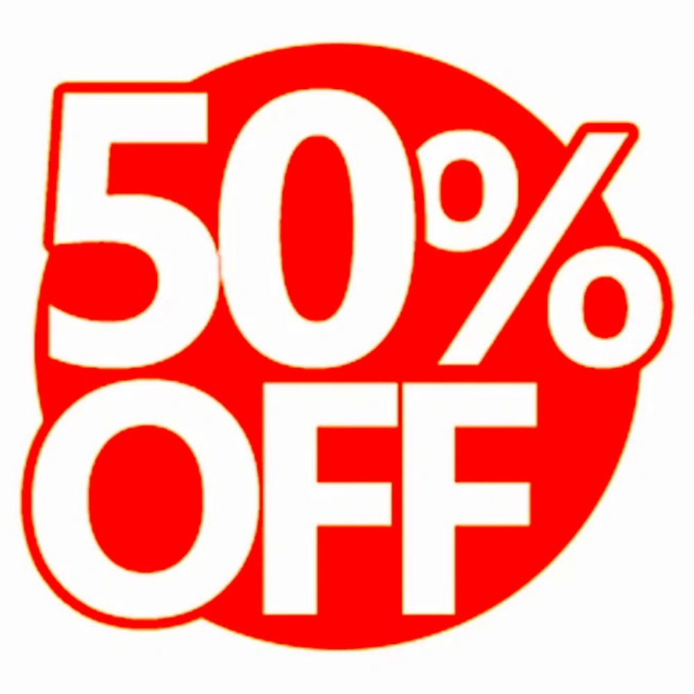 Bundle 2 or more for 50% off